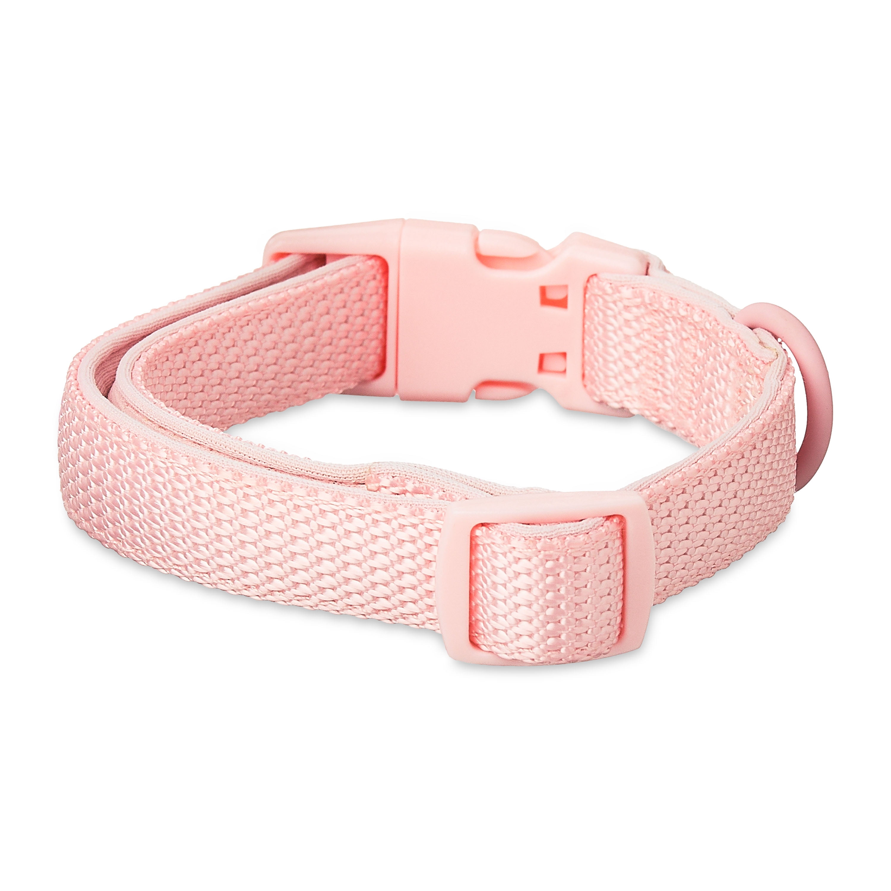 Vibrant Life Neoprene Cushioned Adjustable Dog Collar, Soft Pink, S
