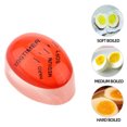 thumbnail image 2 of Muyoka Temporizador de huevos, cambio de Color, seguridad, resina ecológica, recordatorio de alimentos duros suaves, herramienta roja, ayudante de cocina Muyoka Hogar, 2 of 7