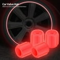 thumbnail image 5 of Anvazise Car Valve Hat Fluorescent Night Glowing Dust-proof Glow-in-the-dark Wheel Tyre Hub Luminous Valve Cover Decor Bicycle Supplies Pink 12Pcs, 5 of 13