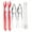 Multicolor, variant on 1 Set 8Pcs Crab Crackers Seafood Forks Crab Picks Tool Kit (Assorted Color)