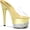 Clear/Gold, variant on Women's Pleaser Adore 701-3