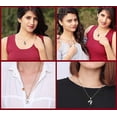 thumbnail image 4 of collar plata de ley 925 mujer collares aesthetic cadena Collar clásico con colgante de corazón para mujer, 2 piezas, accesorios de joyería de acero inoxidable de San Valentín para mujer, regalo, colla, 4 of 4