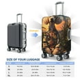thumbnail image 6 of Lsque Flower Field Poodle Printed Luggage Cover, Travel Luggage Protector,Scratch and Dirt Resistant, Fits 18-32 Inch Luggage - Small, 6 of 9