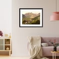 thumbnail image 3 of Historic Framed Print, Furka Pass Hospenthal general view Bernese Oberland Switzerland, 17-7/8" x 21-7/8", 3 of 9