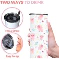 thumbnail image 3 of pig Tumbler With Lid and Straw pink Pig Stainless Steel Insulated Travel Tumblers,Cute Pig Gifts for Pig Lovers,Pig stuff,Decor, 3 of 6