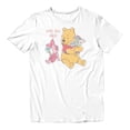 thumbnail image 2 of Disney Winnie The Pooh Women's Happy Days Ahead With Piglet Flowers T-Shirt (Bright White, S-XXL), 2 of 4