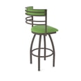 thumbnail image 2 of 860 Hunter 30" Swivel Bar Stool with Bronze Finish and Graph Parrot Seat and Back, 2 of 5