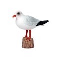 thumbnail image 1 of Estatua de gaviota, figurita de pájaro náutico, adorno único para el hogar y el jardín, diseño que ahorra espacio, estantes, mesas, artesanía duradera, 1 unidad, 1 of 4