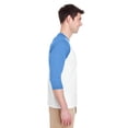 thumbnail image 2 of Gildan Heavy Cotton Three-Quarter Raglan Sleeve Baseball T-Shirt, 2 of 3