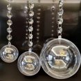thumbnail image 5 of Bolas de adornos navideños rellenables de bricolaje, bolas huecas transparentes de plástico para bodas, fiestas, adornos colgantes para árbol de Navidad, 5 of 5