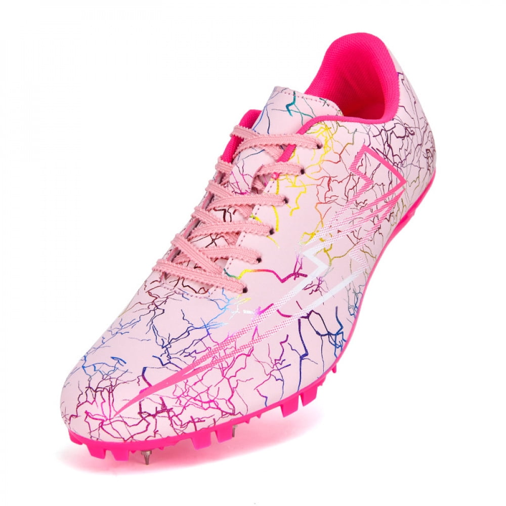 ChiVerve Track and Field Shoes for Men Women 8 Spikes Boys and Girls Kids Running Racing Shoes