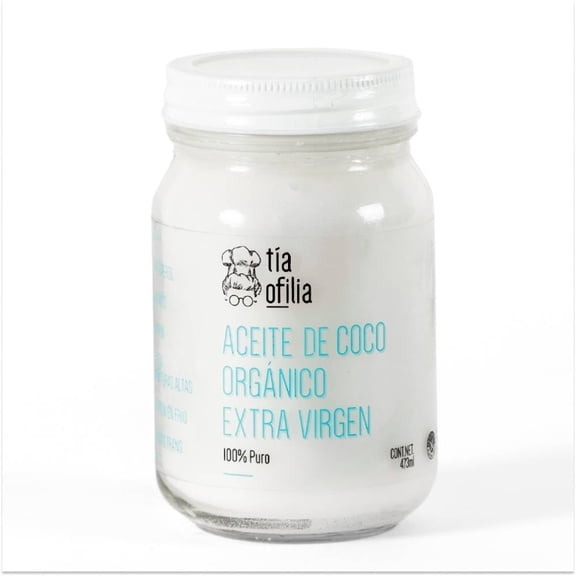 Aceite de coco Tía Ofilia orgánico extra virgen 473 ml