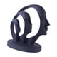 thumbnail image 5 of Resina Mujeres abstractas enfrentan Estatuas Objetos decorativos Escultura Artesanía creativo Estatua para estantería Mesa Escritorio Decorac Negro Sunnimix Estatuilla de cara, 5 of 8
