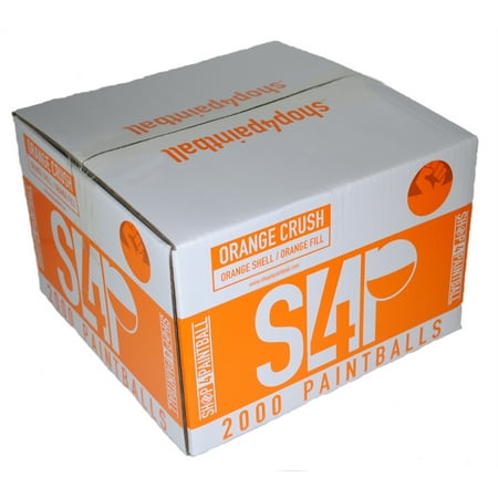 Frame Paintball - Shop4Paintball - ORANGE CRUSH - .68 Cal Paintballs Orange/Orange - Case of 2000