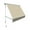 Linen & White, variant on 5 ft. Mesa Window Retractable Awning, Off White - 24 x 24 in.