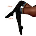 thumbnail image 2 of EHQJNJ Black Stockings for Women Tummy Control Panty Thigh High Socks for Women Long Knee High Socks Cute Womens Over the Knee Socks Stockings Thigh High Stockings for Women Red Stockings, 2 of 3
