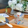 thumbnail image 2 of J.west Ceramic Butter Dish, Floral Bell Shaped, French Butter Keeper, 1 Count, 2 of 4