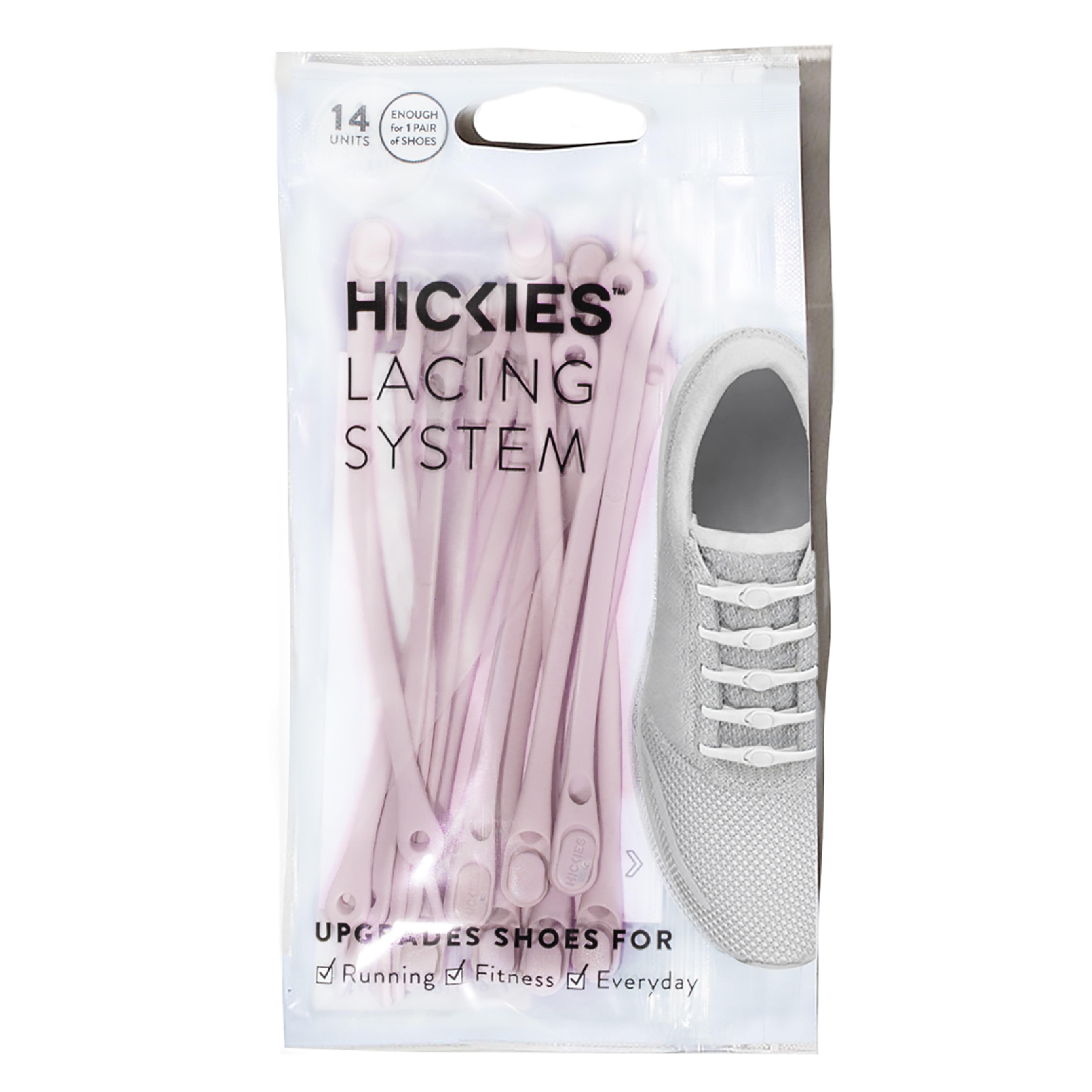 NEW Hickies Elastic Lacing System 14 units No Tie Slip On Red/White/Blue 