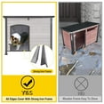 thumbnail image 2 of Aivituvin Wooden Dog House Anti-chewing Kennels for Outdoor & Indoor, Off-White Large, 2 of 6