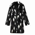 thumbnail image 4 of Men's Luxury Faux Fur Coat Jacket, Winter Warm Long Coats Outwear, 4 of 5