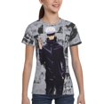 thumbnail image 7 of Jujutsu Kaisen Satoru Gojo Kids T-Shirt 3d Printed Graphic T-Shirts Boys And Girls Short Sleeve Shirts For Youth Kids X-Small, 7 of 7