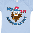 thumbnail image 4 of Inktastic My 1st Memorial Day with Baby Eagle Wearing Patriotic Hat Boys or Girls Baby Bodysuit, 4 of 5