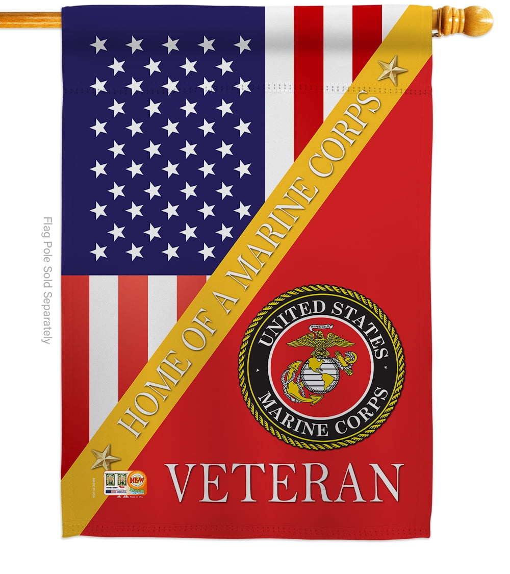 Home of Marine Corps Military Impressions Decorative Vertical 28