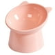 thumbnail image 1 of Comedero Inclinado para Gatos Plato Comida Ergonómico Cara Plana () Rosa, 1 of 3