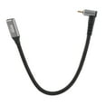 thumbnail image 2 of Cable USB C 3.1 Macho A Hurbra, Carga Rápida PD100W, Cable de Carga USB C de 10 Gbps 4K A 60 Hz, Diseño en Forma de L de 90 Grados, Trenzado de Nailon, Chapado en Oro, para vapor para vapor, 2 of 7