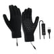 thumbnail image 2 of Guantes calefactables para hombre y mujer, ligeros, portátiles, antideslizantes, con 3 modos de calefacción. VM01 negro, 2 of 9