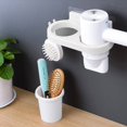 thumbnail image 2 of Soporte para secador de pelo, soporte para secador de pelo montado en la pared, caja de almacenamiento para secador de pelo, almacenamiento para secador de pelo y soporte para alisador, cesta de, 2 of 5