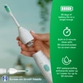 thumbnail image 3 of Brushmo e-Series Sonic Electric Toothbrush, Rechargeable Toothbrush with 3 Modes, 2-Min Timer, 30-Day Battery, Charging Base, White, 3 of 8