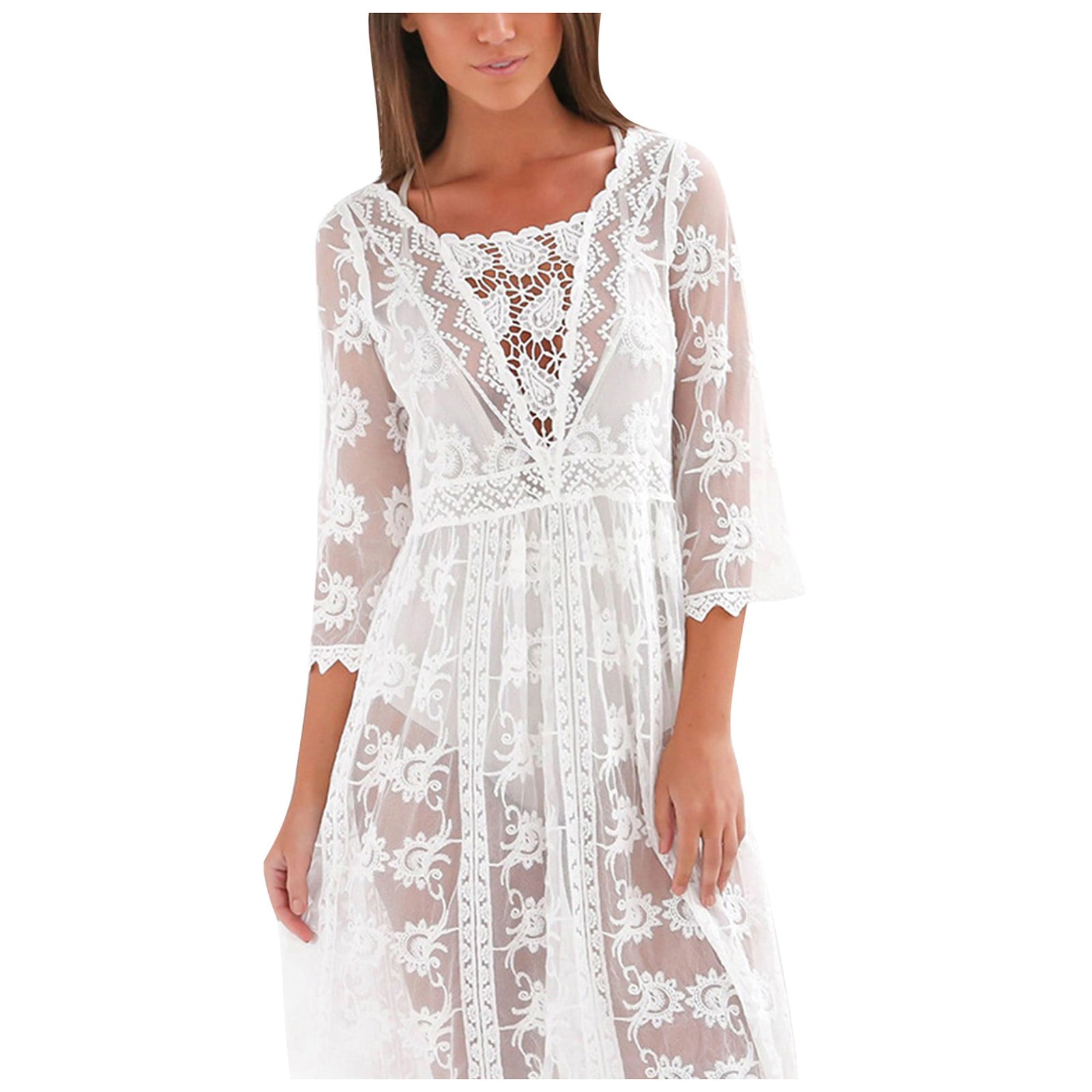 Embroidered beach skirt sales