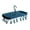Deep Blue-High matching, variant on 18 Clips Pegs Laundry Socks Washing Clothes Airer Dryer Rack Hanger Multi-clip Drying Socks Cloth Underwear
