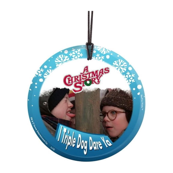 A Christmas Story (Triple Dog Dare) StarFire Printsâ„¢ Glass Art SPCIR408