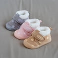 thumbnail image 2 of Zapatos de algodón para niños, nueva moda de invierno para niñas, además de botas cálidas de terciopelo, zapatos casuales para bebés y niños coreanos, 19-plantilla de 14,1 cm Gao Jinjia LED, 2 of 2