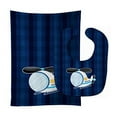 thumbnail image 2 of Police Helicopter Baby Bib and Burp Cloth, 2 of 2