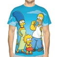 thumbnail image 6 of Simpsons Men'S Short-Sleeve T-Shirt Summer Casual Tee Top Breathable Crewneck T-Shirt Small, 6 of 7