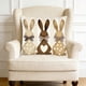 thumbnail image 4 of Uuiauoio Easter Pillow Covers 18x18 Easter Throw Pillow Covers with Bunny and Eggs Spring Home Decor Pillowcase Square Cushion Covers for Sofa Bed Couch, 4 of 6