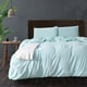 thumbnail image 1 of Sábana ajustable 100% algodón, funda nórdica, funda de almohada, juego de cama de color puro (King), 1 of 8