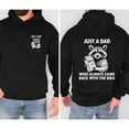 thumbnail image 4 of Just a Dad Who Always Came Back With the Milk – Funny Graphic Hoodie or Cotton T-Shirt, Gift for Dad, 4 of 6