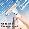 thumbnail image 4 of OIUR Glass Wiper Color Block Design 3-in-1 Spraying Cleaning Wiping Tool Ergonomic Handle Spray Window Cleaner, 4 of 7
