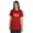 Red, variant on Inkmeso Good Vibes Only Graphic Tshirt Short Sleeve Women Cotton Tee Casual