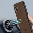 thumbnail image 4 of Mantto PU Leather Case for iPhone 16 Plus,Retro Premium Luxury Slim Soft Non-Slip Grip Flexible Bumper Shockproof Full Body Protective Cover Phone Cases For iPhone 16 Plus,Gray, 4 of 9