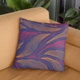 thumbnail image 6 of Plutus 26" x 26" Leafs Floral Luxury Throw Pillow in Multi-Color, 6 of 8