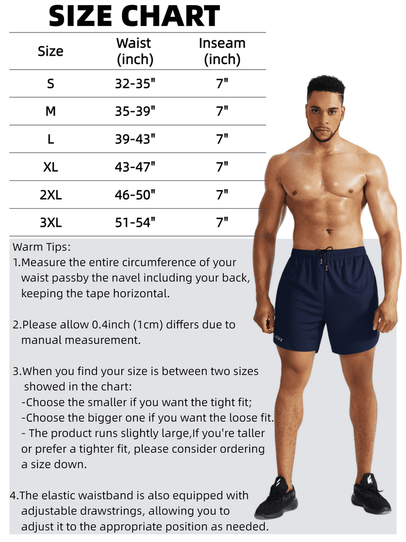 NELEUS Mens in Compression Running Shorts with Liner, Pockets