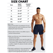 NELEUS Mens 2 in 1 Dry Fit Workout Shorts with Liner and Pockets,Black+Gray+Navy Blue,US Size L