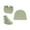 Green, variant on Infant 3 Piece Hat Gloves and Booties Set in Assorted Colors for Newborn Essentials