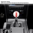thumbnail image 3 of 5 Speed Round Ball Shift Knobs Racing Type Manual Gear Shifter Knob with 3 Adapters  for Replacement, 3 of 7