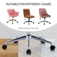 thumbnail image 2 of Duhome Swivel Office Chair Wheels 2 Inch Casters Replacement Universal Fit Set of 5 Black, Type 2, 2 of 6